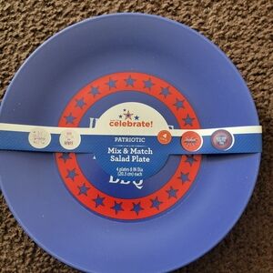 Way to Celebrate 4th of July Salad Plates